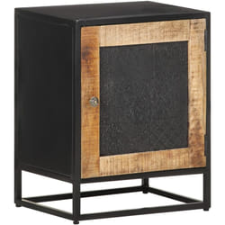Vidaxl - Comodino da Camera da Letto, Tavolino da notte 40x30x50 cm in Legno di Mango Grezzo