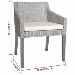 VidaXL 325494 sedia da ristorante e da sala da pranzo - Vista aggiuntiva 7