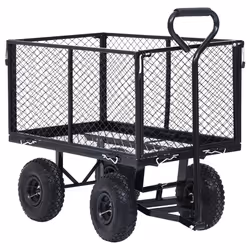 Carrello a Mano da Giardino Nero 350 kgcod mxl 79360 - Vista aggiuntiva 2