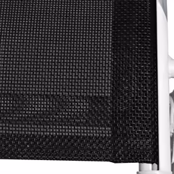 VidaXL 313070 sedia da esterno Terrazzo Acciaio Nero, Grigio - Vista aggiuntiva 6