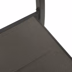 VidaXL 313079 sedia da esterno Terrazzo Acciaio, Tessile Grigio - Vista aggiuntiva 7