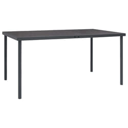VidaXL 313087 tavolo da esterno Antracite