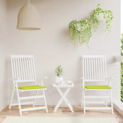 Cuscini per Sedia 2 pz, Comodo cuscino per sgabello Verde Intenso 40x40x3 cm Tessuto Oxford Vidaxl 9613