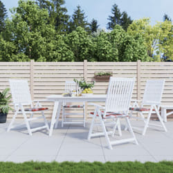 Cuscini per Sedia 4 pz, Comodo cuscino per sgabello a Quadri Rossi 40x40x3cm Tessuto Oxford Vidaxl 9463
