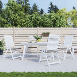 Cuscini per Sedia 4 pz, Comodo cuscino per sgabello Grigi 50x50x3 cm in Tessuto Oxford Vidaxl 1125