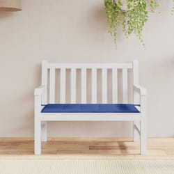 Cuscino per Panca, Comodo Cuscino per sgabello Blu Reale 100x50x3 cm in Tessuto Oxford Vidaxl 3338