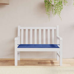 Cuscino per Panca, Comodo Cuscino per sgabello Blu Reale 120x50x3 cm in Tessuto Oxford Vidaxl 3072