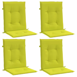vidaXL Cuscini per Sedia 4 pz Verde Intenso 100x50x3 cm Tessuto Oxford - Vista aggiuntiva 3
