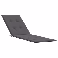 Cuscino per Sdraio Antracite (75+105)x50x3 cmcod mxl 119335 - Vista aggiuntiva 2