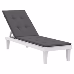 Cuscino per Sdraio Antracite (75+105)x50x3 cmcod mxl 119335 - Vista aggiuntiva 3