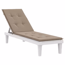 vidaXL Cuscino per Sdraio Tortora (75+105)x50x4 cm - Vista aggiuntiva 3