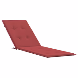 vidaXL Cuscino per Sdraio Rosso Vino (75+105)x50x4 cm - Vista aggiuntiva 2