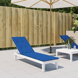Cuscino per Sdraio Blu Reale (75+105)x50x3 cm Vidaxl 7775