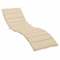 vidaXL Cuscino per Lettino Beige 200x50x3 cm in Tessuto Oxford - Vista aggiuntiva 2