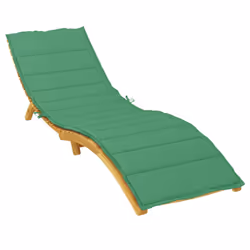 vidaXL Cuscino per Lettino Verde 200x50x3 cm in Tessuto Oxford - Vista aggiuntiva 3