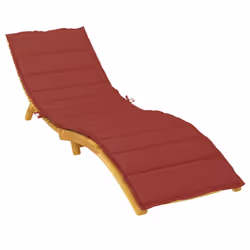 vidaXL Cuscino per Lettino Rosso Vino 200x50x3 cm in Tessuto Oxford - Vista aggiuntiva 3