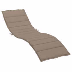 vidaXL Cuscino per Lettino Tortora 200x70x3 cm in Tessuto Oxford - Vista aggiuntiva 2