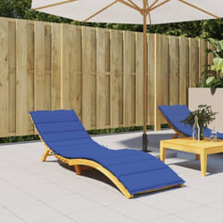 Vidaxl - Cuscino per Lettino Blu Reale 200x70x3 cm in Tessuto Oxford