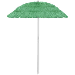 Ombrellone da Spiaggia Hawaii Verde 180 cm Vidaxl 9568