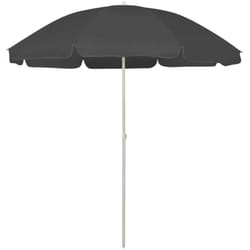 Ombrellone da Spiaggia Antracite 240 cm