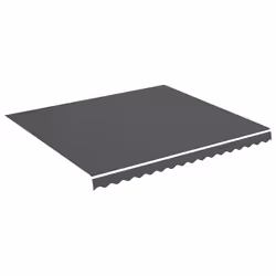 vidaXL Tessuto di Ricambio per Tenda da Sole Antracite 4x3,5 m - Vista aggiuntiva 2
