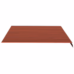 Tessuto di Ricambio Tenda da Sole Arancione e Marrone 4x3,5 mcod mxl 129333 - Vista aggiuntiva 3