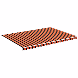 Tessuto di Ricambio Tenda da Sole Arancione e Marrone 5x3,5 mcod mxl 80147 - Vista aggiuntiva 2
