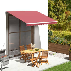 Tessuto di Ricambio per Tenda da Sole Rosso Borgogna 3,5x2,5 m Vidaxl 3568