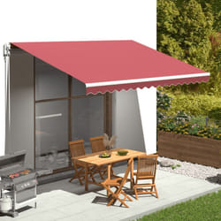 Tessuto di Ricambio per Tenda da Sole Rosso Borgogna 4,5x3 m Vidaxl 5481