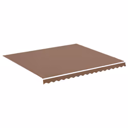 vidaXL Tessuto di Ricambio per Tenda da Sole Marrone 4x3,5 m - Vista aggiuntiva 2