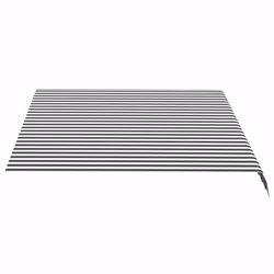vidaXL Tessuto Ricambio per Tenda da Sole Antracite e Bianco 3,5x2,5 m - Vista aggiuntiva 3