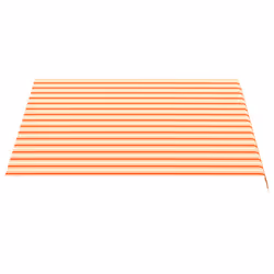 vidaXL Tessuto di Ricambio per Tenda da Sole Giallo e Arancio 3x2,5 m - Vista aggiuntiva 3