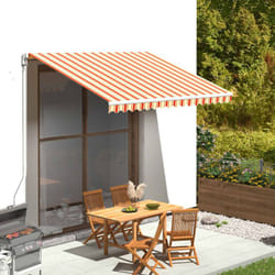 Tessuto di Ricambio per Tenda da Sole Giallo e Arancio 3x2,5 m Vidaxl 1990
