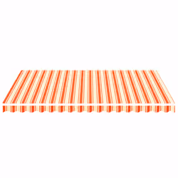 vidaXL Tessuto di Ricambio per Tenda da Sole Giallo e Arancio 4x3 m - Vista aggiuntiva 3