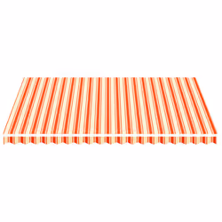 vidaXL Tessuto di Ricambio per Tenda da Sole Giallo e Arancio 4,5x3,5m - Vista aggiuntiva 3