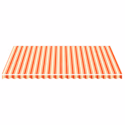 vidaXL Tessuto di Ricambio per Tenda da Sole Giallo e Arancio 5x3,5 m - Vista aggiuntiva 3