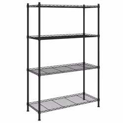 vidaXL Scaffale a 4 Livelli 90x35x137 cm Nero 200 kg - Vista aggiuntiva 2