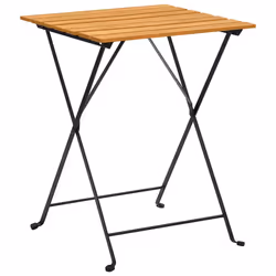 vidaXL Tavolo da Bistrot 55x54x71 cm in Legno Massello di Acacia - Vista aggiuntiva 2