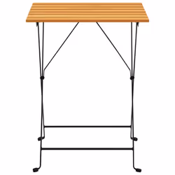 vidaXL Tavolo da Bistrot 55x54x71 cm in Legno Massello di Acacia - Vista aggiuntiva 3