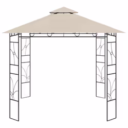 Gazebo 3x3x2,7 m Crema 160 g/m²cod mxl 71362 - Vista aggiuntiva 2