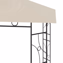 Gazebo 3x3x2,7 m Crema 160 g/m²cod mxl 71362 - Vista aggiuntiva 3