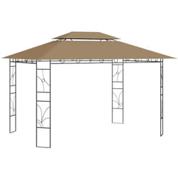 Vidaxl - Gazebo 4x3x2,7 m Grigio Talpa 160 g/m²