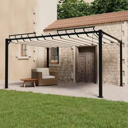 Questo gazebo moderno ed elegante sta benissimo nel vostro giardino, patio, piscina e così via. Voi e la famiglia potete gode ...