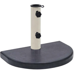 Base per Ombrellone Nera 40x28x4 cm in Granito Vidaxl 9851