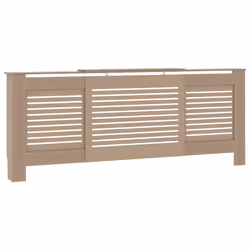 vidaXL Copertura per Radiatore in MDF 205 cm - Vista aggiuntiva 2