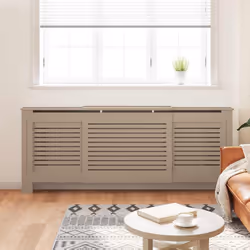 vidaXL Copertura per Radiatore in MDF 205 cm - Vista aggiuntiva 3