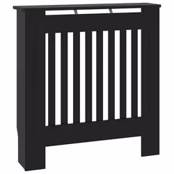 vidaXL Copertura per Radiatore Nera in MDF 78 cm - Vista aggiuntiva 2