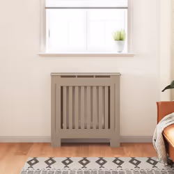 vidaXL Copertura per Radiatore in MDF 78 cm - Vista aggiuntiva 3