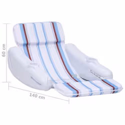 VidaXL 313993 piscina fuori terra Blu, Marrone, Bianco - Vista aggiuntiva 7