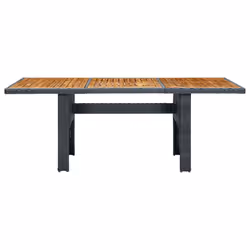 VidaXL 313310 tavolo da esterno Marrone, Grigio - Vista aggiuntiva 2